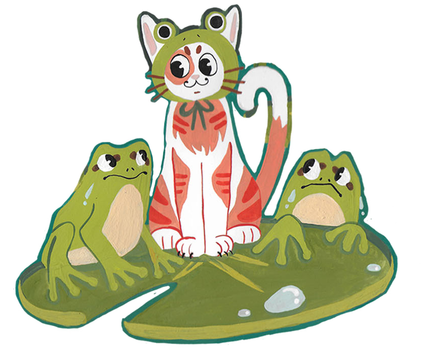 Sticker Grenouille