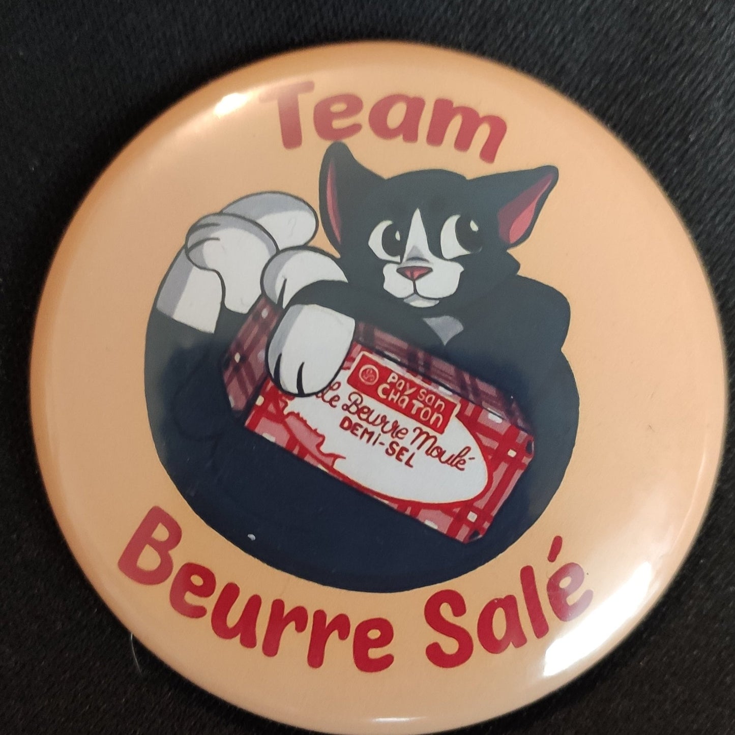 Badge team beurre salé