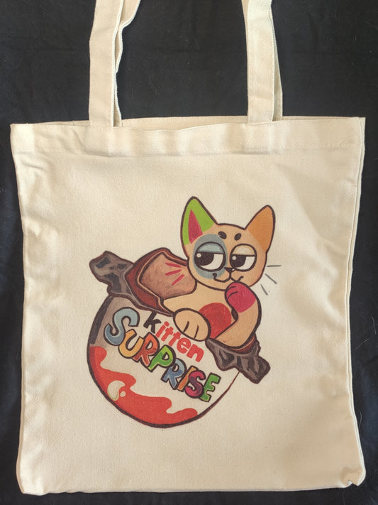 Tot Bag Kitten Surprise